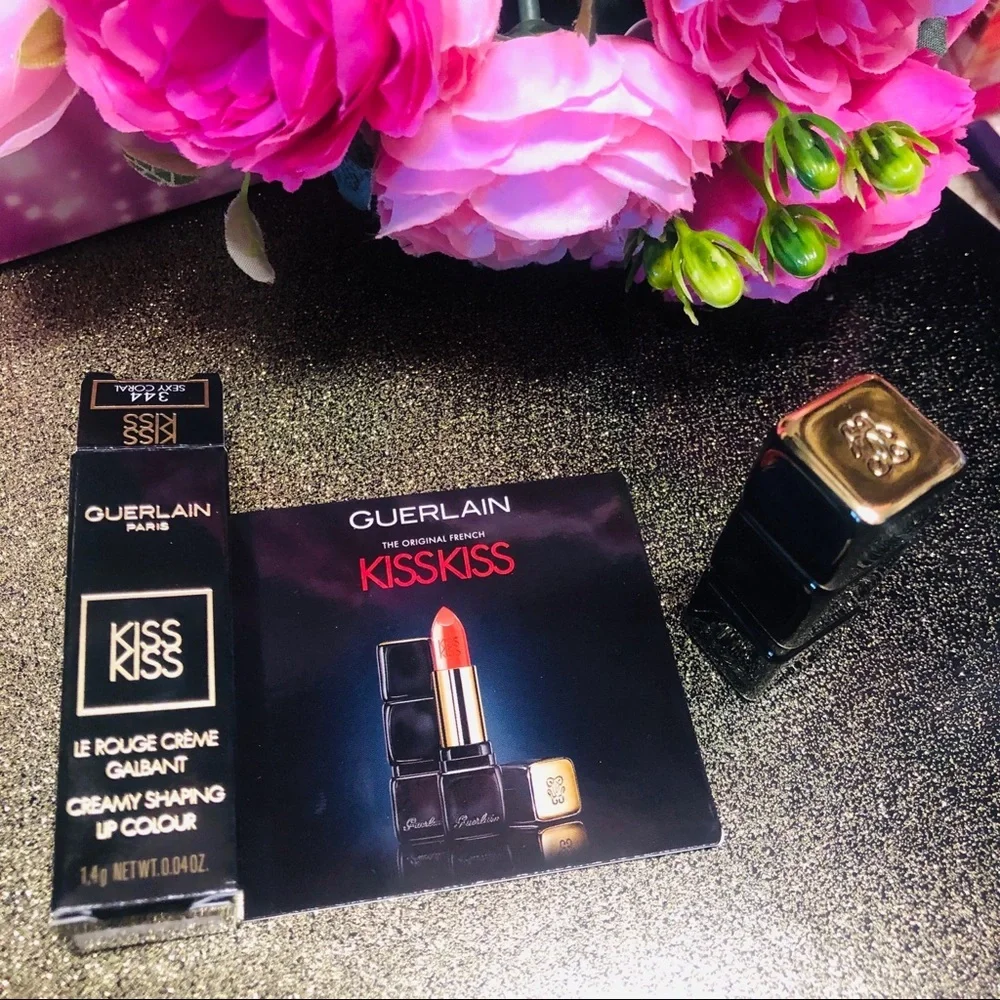 💋 Guerlain KISSKISS + Givenchy LIPSTICK + GIVENCHY LE ROUGE LIPSTICK 304